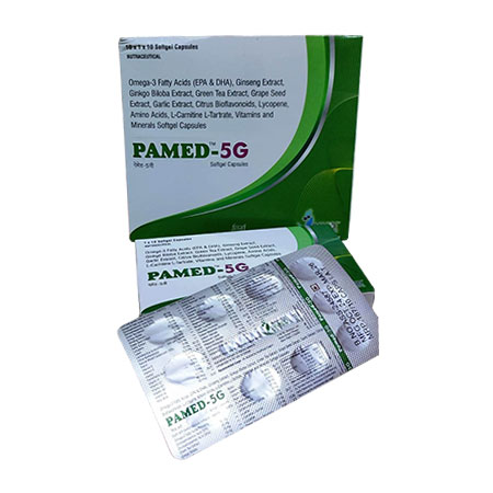 PAMED-5G Nutrceutical Softgel Capsules
